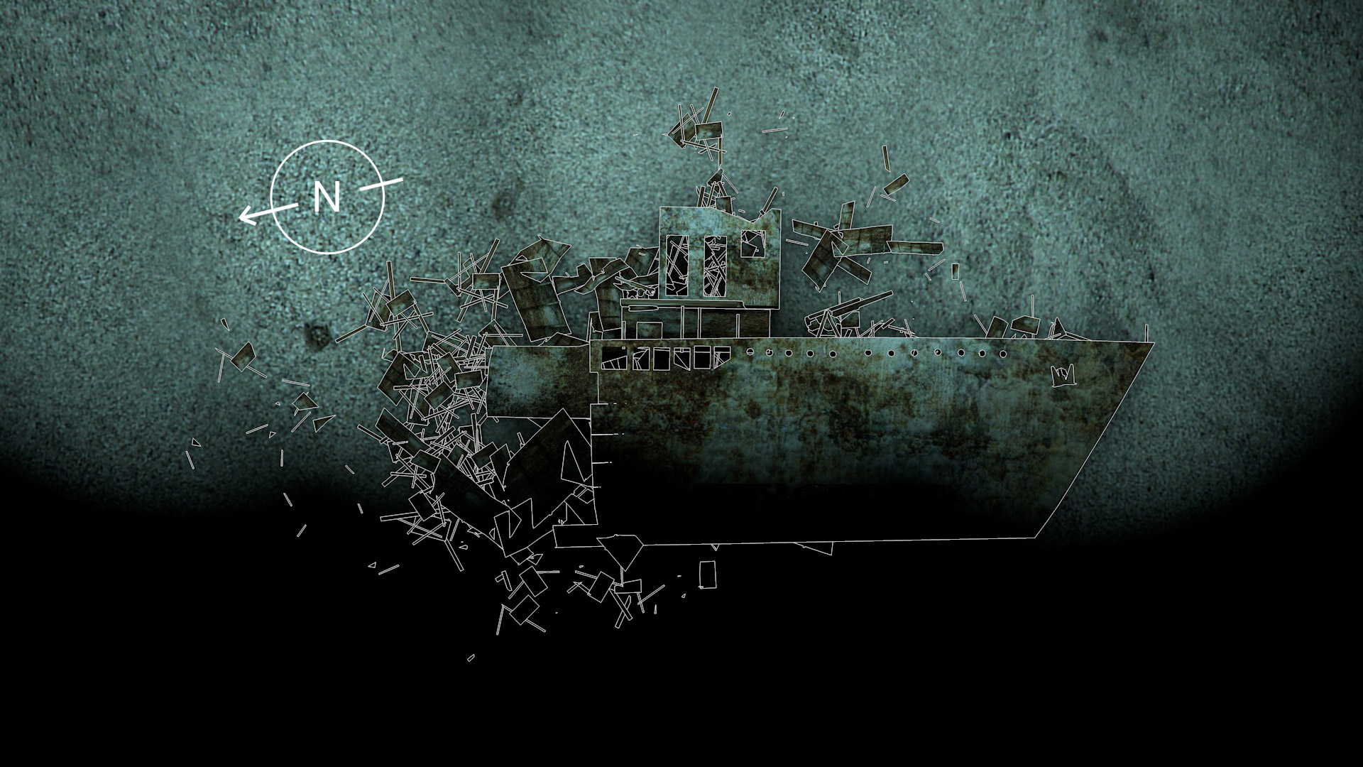 wreck plan view