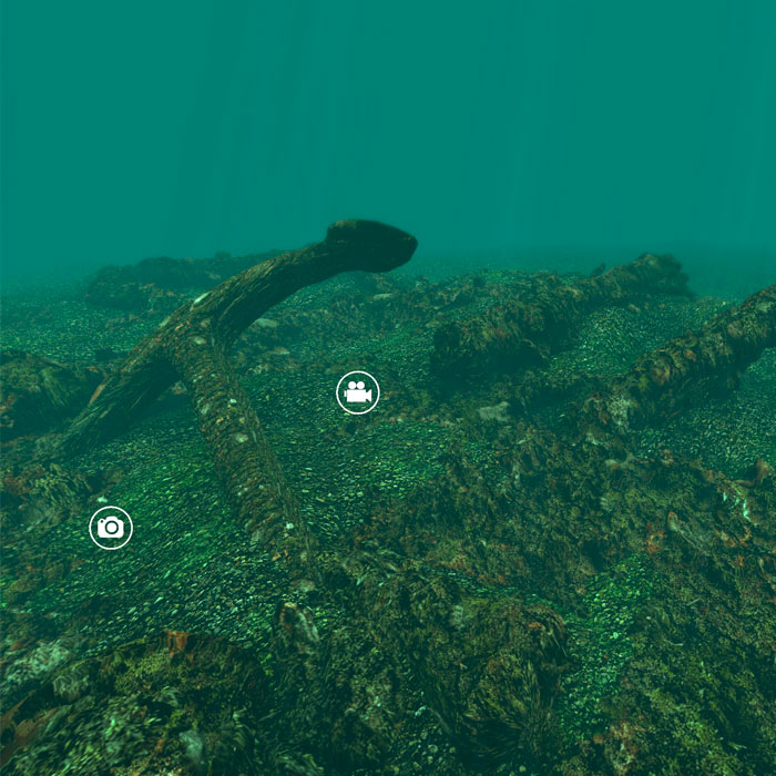 360 underwater 3D tour