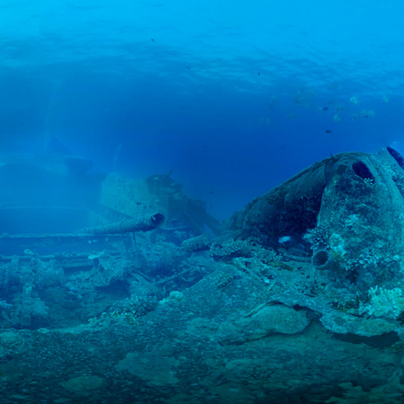 360 VR tour shipwreck
